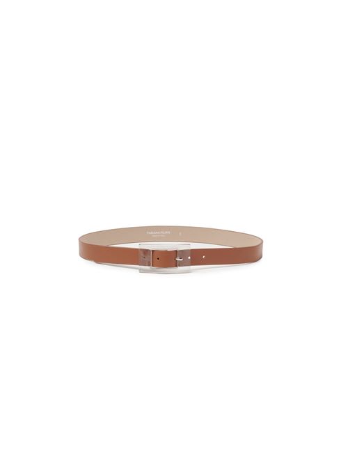 LEATHER BELT FABIANA FILIPPI | AAD266A8601264 CUOIO